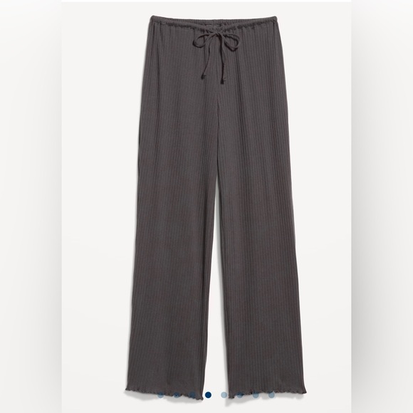 🆕 Old Navy Women’s High-Waisted Ribbed Pajama Pants - Picture 8 of 14